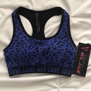 Betsey Johnson sports bra